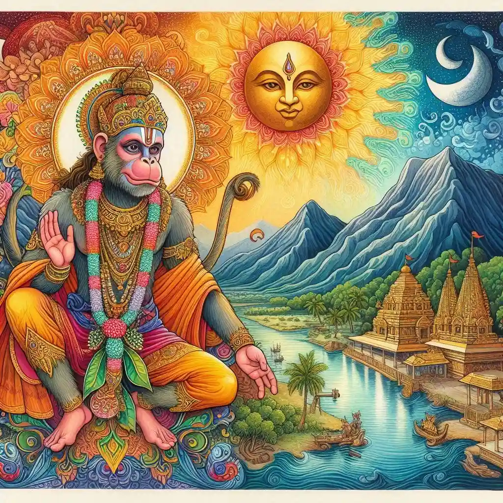 Hanuman Ji, Monkey God, Hindu Deity, Divine Strength